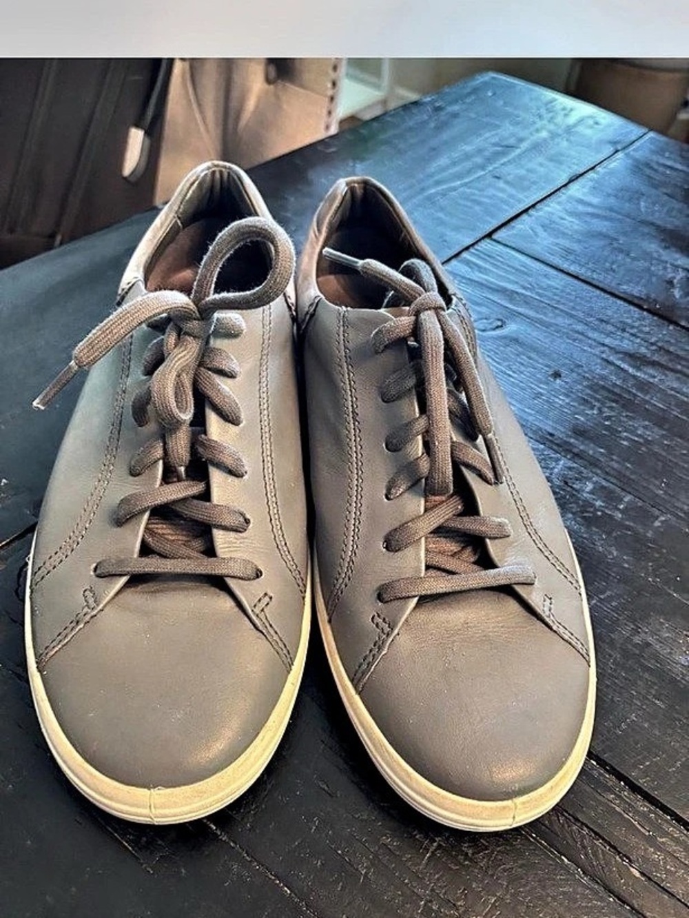 ECCO Soft 7 Low-Top Sneaker Gray Sneakers